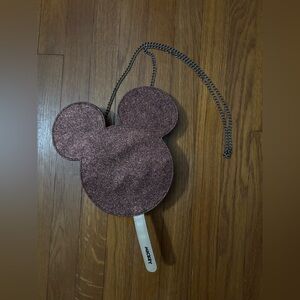 Mickey Mouse Ice Cream Glitter Crossbody Bag - NWOT